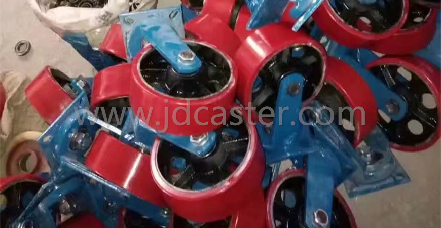What is cast iron bag polyurethane casters?