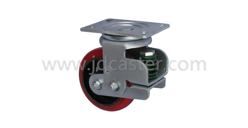 How does the shock casters work?