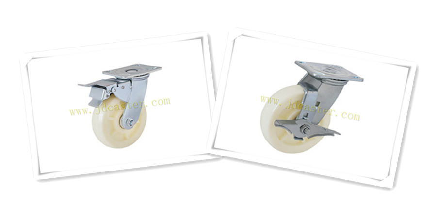Caster brake usage